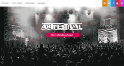 Desktop Screenshot of abifestival.de